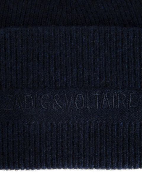 Zadig&Voltaire cashmere beanie hat - Blue