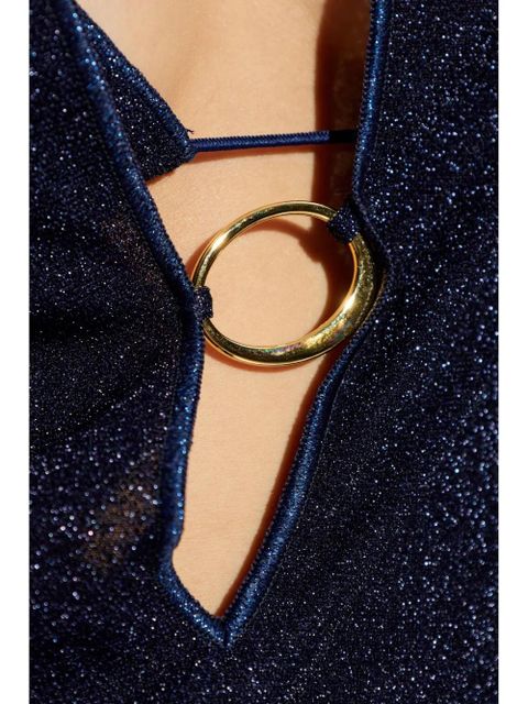 Oséree lurex mini dress - Blue