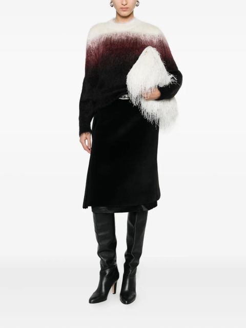 Jil Sander ombré-effect sweater - Red - zdjęcie produktu nr 2