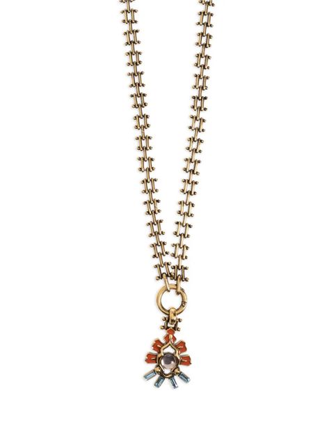ETRO flower pendant necklace - Gold