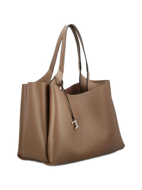 Tod's charm shoulder bag - Brown