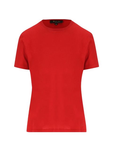 Loro Piana Angera crew-neck T-shirt - Red - zdjęcie produktu nr 1