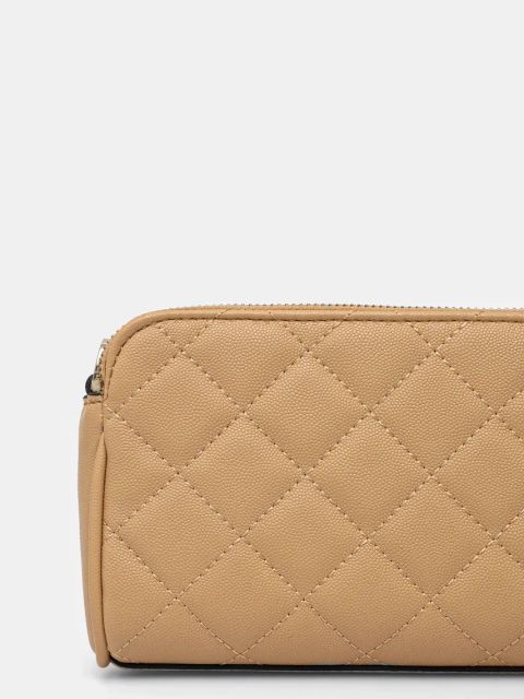 Guess torebka kolor beżowy HWEQG9 50973