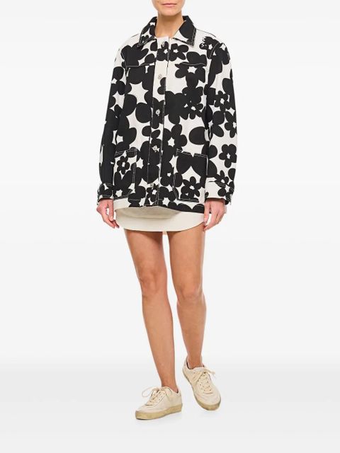 Marni floral-print jacket - Black - zdjęcie produktu nr 2