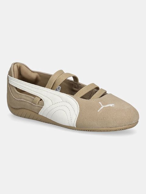 Puma baleriny zamszowe Speedcat Ballet kolor brązowy 406758 - zdjęcie produktu nr 1