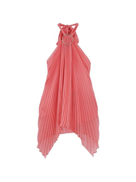 Max Mara pleated halterneck top - Pink - zdjęcie produktu nr 1