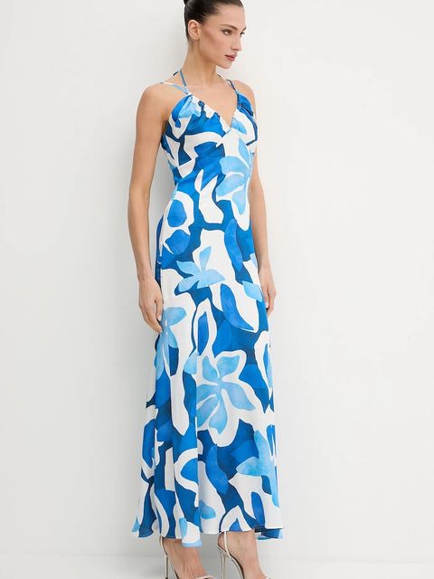 Morgan sukienka kolor niebieski maxi rozkloszowana RSEA.F - zdjęcie produktu nr 2