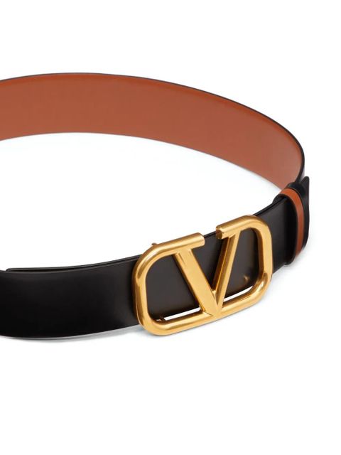Valentino Garavani VLogo Signature reversible belt - Brown