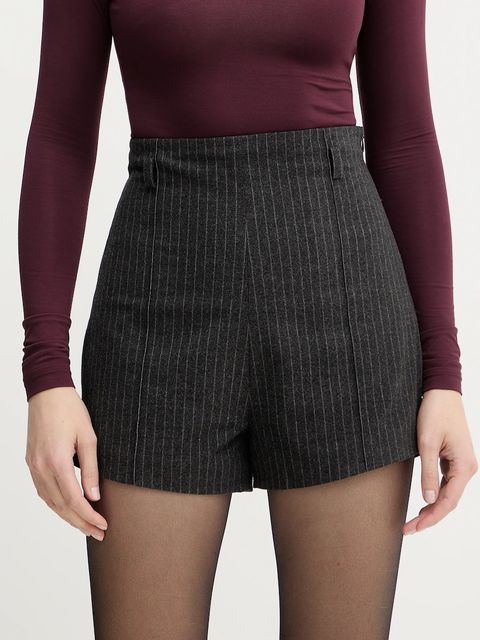 La Mania szorty GLADYS damskie kolor szary high waist GLADYS - zdjęcie produktu nr 1