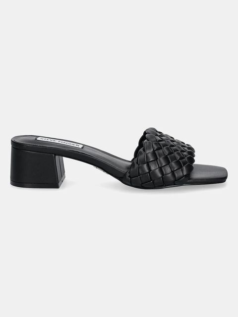 Steve Madden klapki Cellie damskie kolor czarny na słupku SM11003805