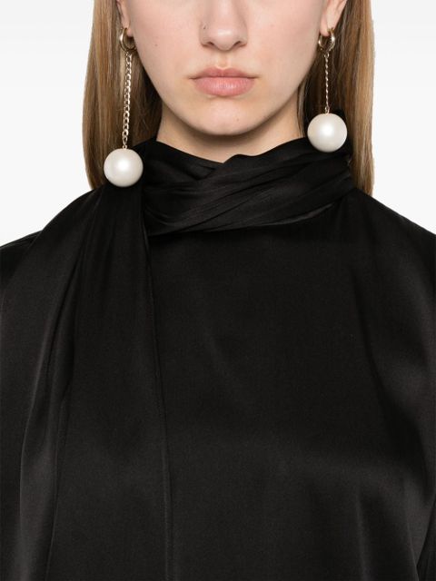 Magda Butrym satin blouse - Black