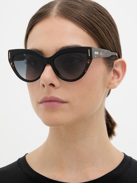 Moschino okulary przeciwsłoneczne kocie oczy damskie - zdjęcie produktu nr 1