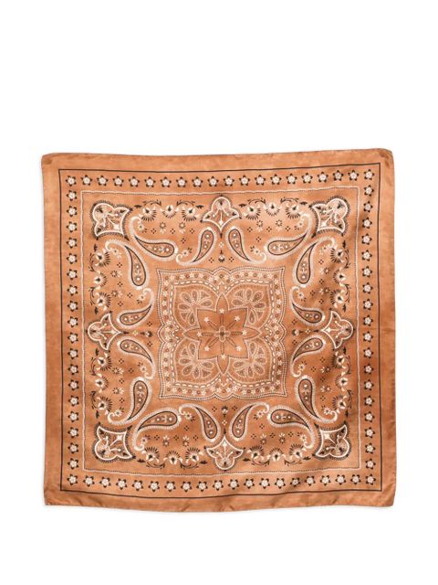 SANDRO paisley-pattern scarf - Brown - zdjęcie produktu nr 1