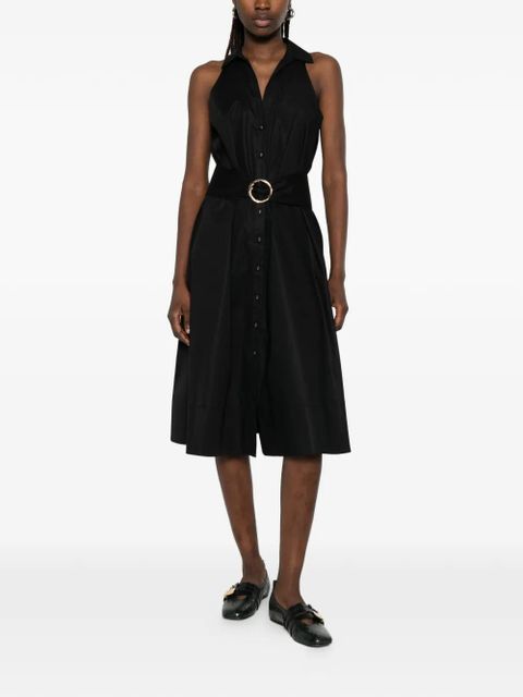 TWINSET belted buttoned dress - Black - zdjęcie produktu nr 2