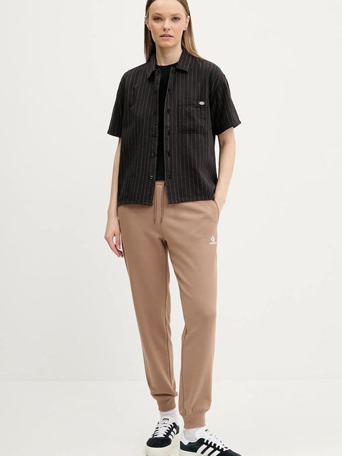 Dickies koszula bawełniana damska kolor czarny regular z kołnierzykiem klasycznym DK0A4Z7UBLK1 - zdjęcie produktu nr 2