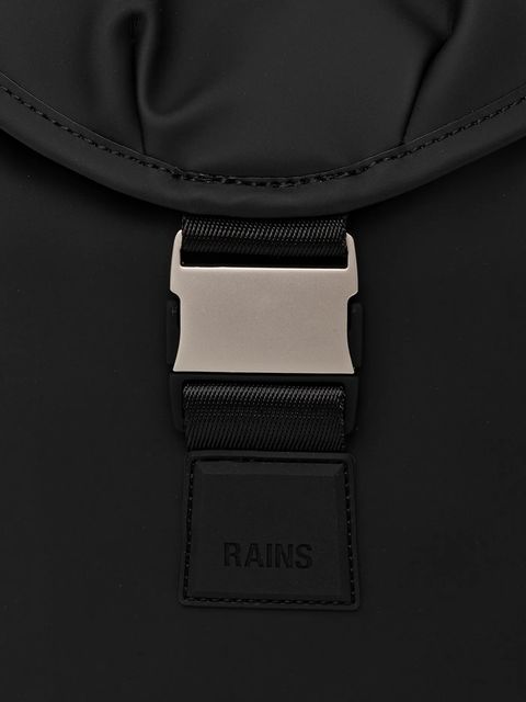 Rains plecak 12870 Valera Bucket Backpack Mini kolor czarny mały gładki 12870