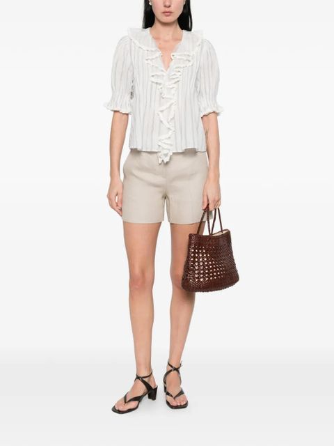 DÔEN Henri striped blouse - Neutrals - zdjęcie produktu nr 2