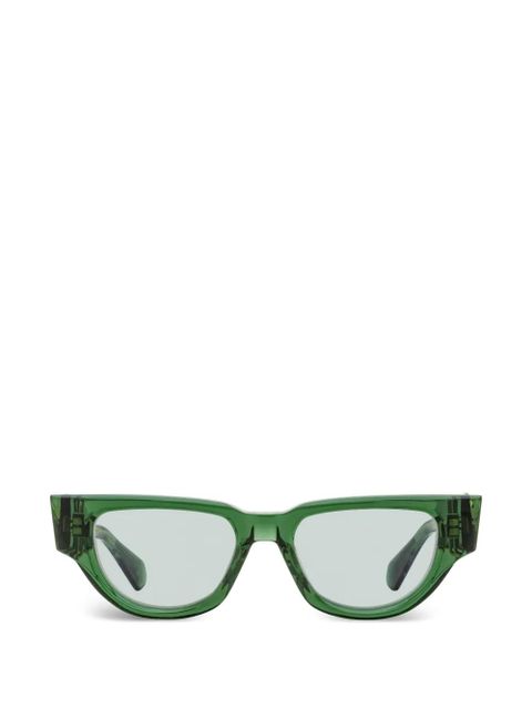 Valentino Garavani V-Due oversized-square sunglasses - Green - zdjęcie produktu nr 1