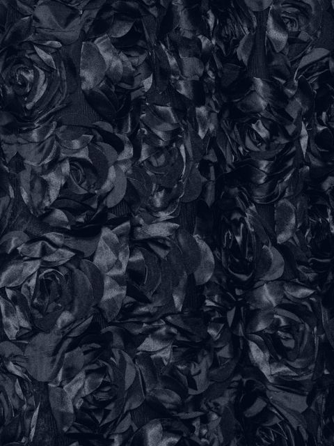 ROTATE BIRGER CHRISTENSEN Sun rose-embellished maxi skirt - Blue