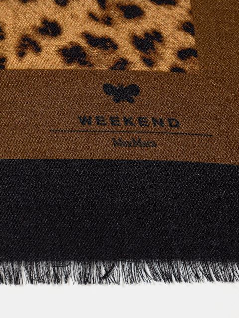 Weekend Max Mara chusta z dodatkiem wełny AEDUCATA - zdjęcie produktu nr 2