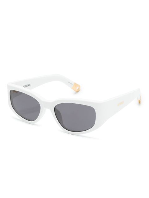 Jacquemus rectangle-frame sunglasses - White - zdjęcie produktu nr 2