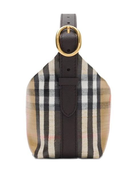 Burberry mini Highlands checked tote bag - Neutrals - zdjęcie produktu nr 2