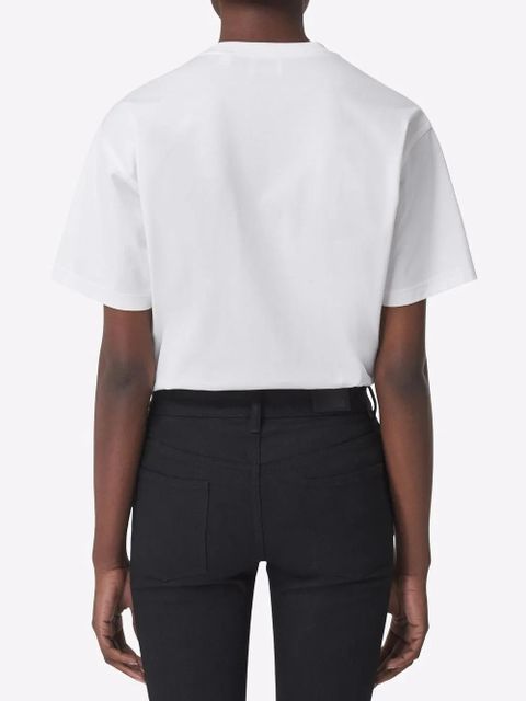 Burberry Vintage Check pocket cotton T-shirt - White