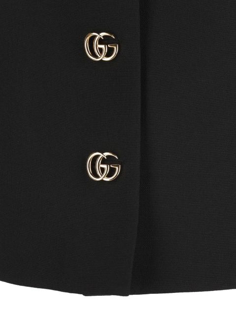 Gucci crêpe mini skirt - Black