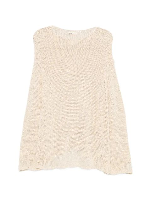 KHAITE Davet open-knit top - Brown - zdjęcie produktu nr 1