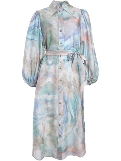 ZIMMERMANN Illuminate shirtdress - Blue - zdjęcie produktu nr 1