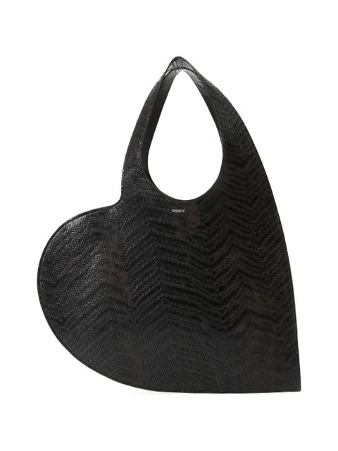Coperni Heart woven tote bag - Brown - zdjęcie produktu nr 1