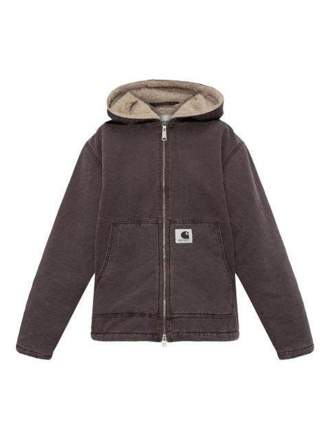 Carhartt WIP zip-up hooded jacket - Brown - zdjęcie produktu nr 1