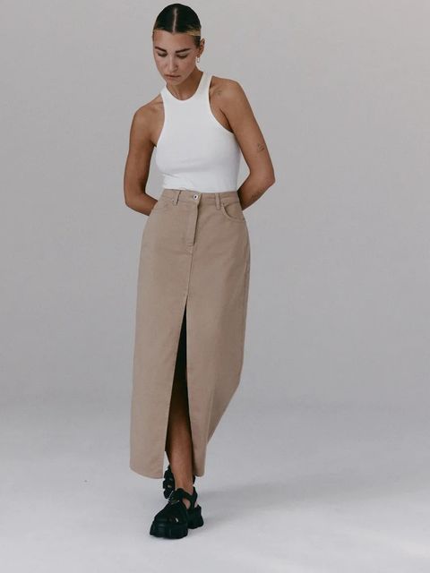 MUUV. spódnica jeansowa NANTES