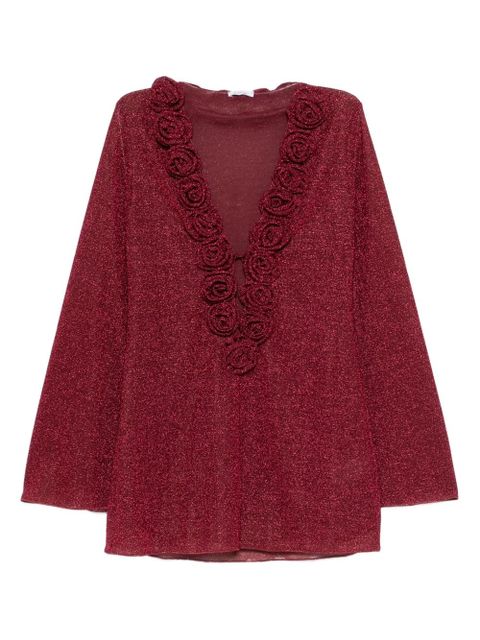 Oséree Lumière Rose mini dress - Red - zdjęcie produktu nr 1