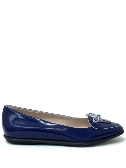 Tod's tie ballet flats - Blue - zdjęcie produktu nr 1