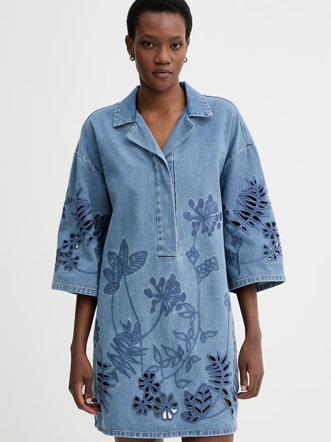 MUNTHE sukienka jeansowa BELLAR