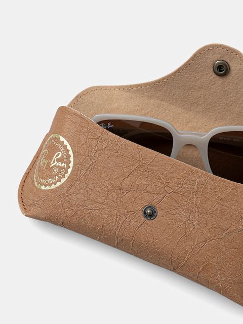 Ray-Ban okulary przeciwsłoneczne kolor beżowy 0RB4455