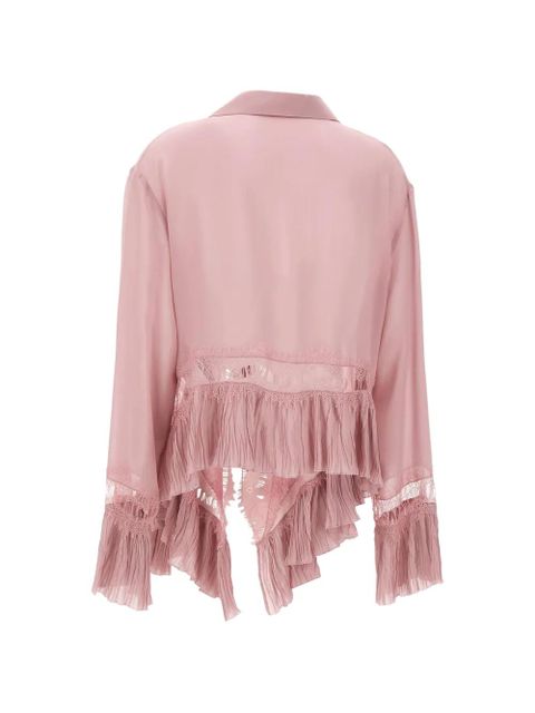 Blumarine lace-trim blouse - Pink - zdjęcie produktu nr 2