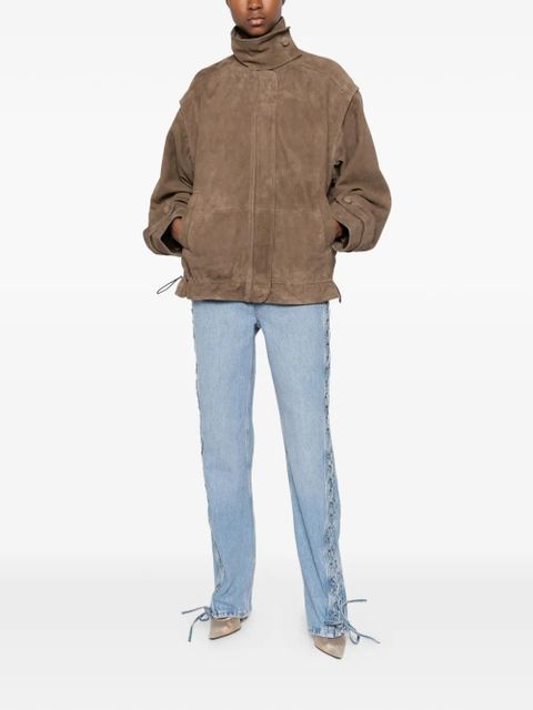 ROTATE BIRGER CHRISTENSEN lace-up jeans - Blue