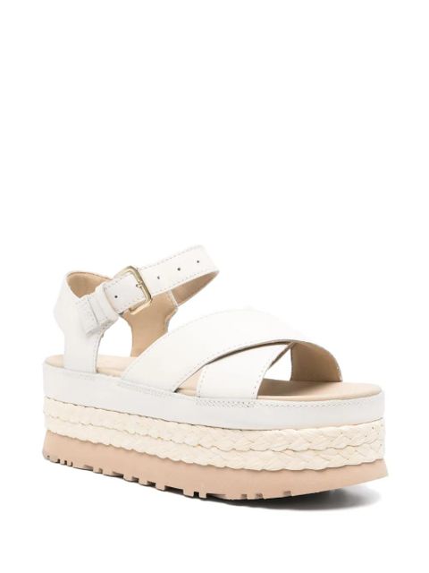 UGG 60mm leather sandals - Neutrals