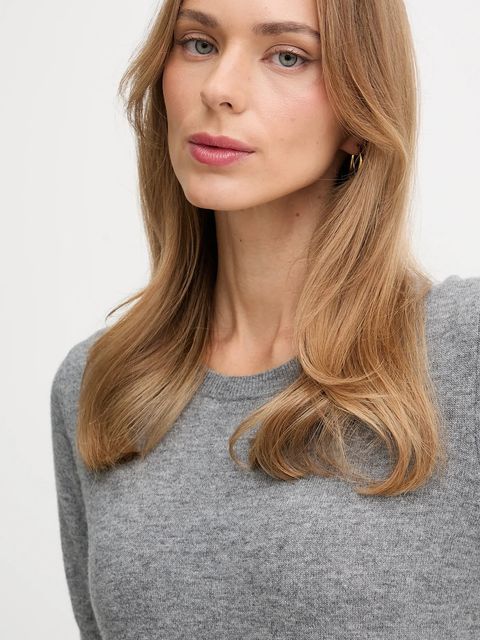 United Colors of Benetton sweter damski kolor szary lekki 1002D10D2