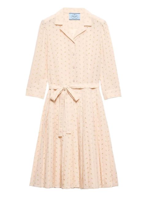 Prada cotton midi dress - Pink - zdjęcie produktu nr 1