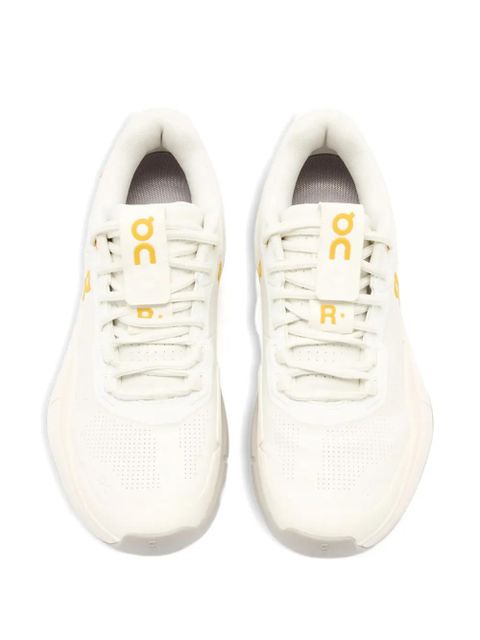 On Running perforated-detail sneakers - White