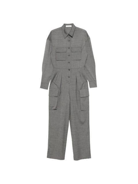 The Frankie Shop Linda flap-pocket jumpsuit - Grey - zdjęcie produktu nr 1