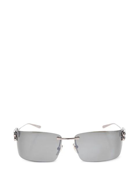 Balenciaga Eyewear rimless square sunglasses - Grey - zdjęcie produktu nr 1