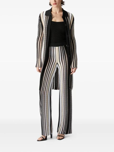 Missoni striped trousers - Black
