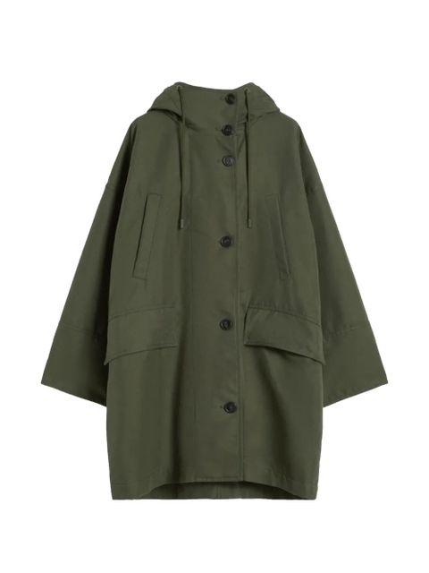 Weekend Max Mara hooded button jacket - Green - zdjęcie produktu nr 1