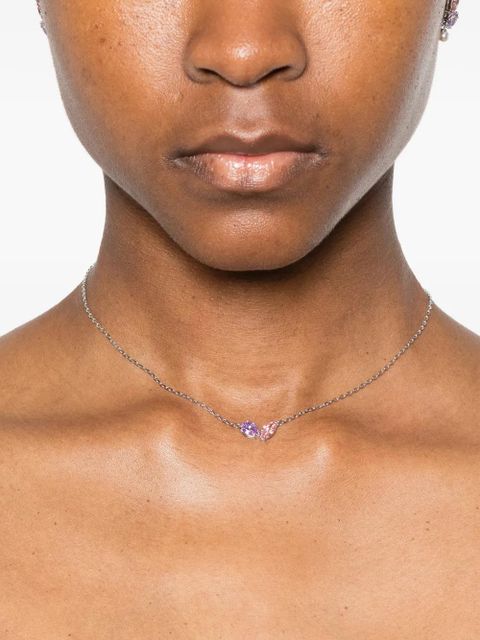 Swarovski x Ariana Grande crystal earrings and necklace set - Silver - zdjęcie produktu nr 2