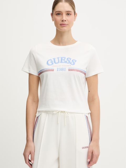 Guess t-shirt bawełniany ALDA - zdjęcie produktu nr 1