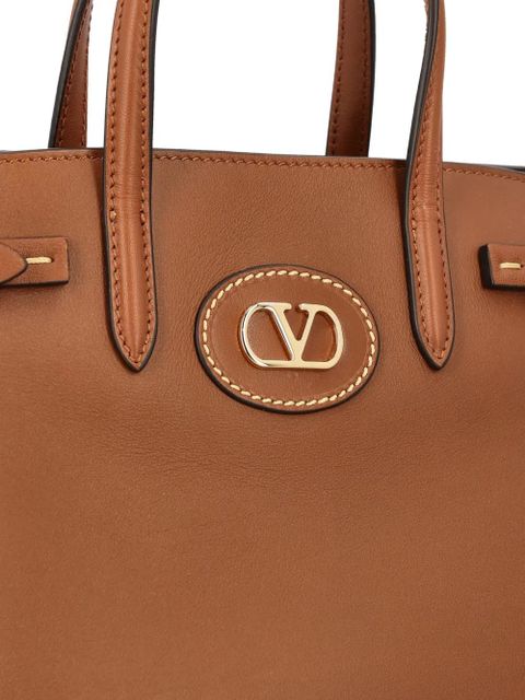 Valentino Garavani vlogo handles shoulder bag - Brown